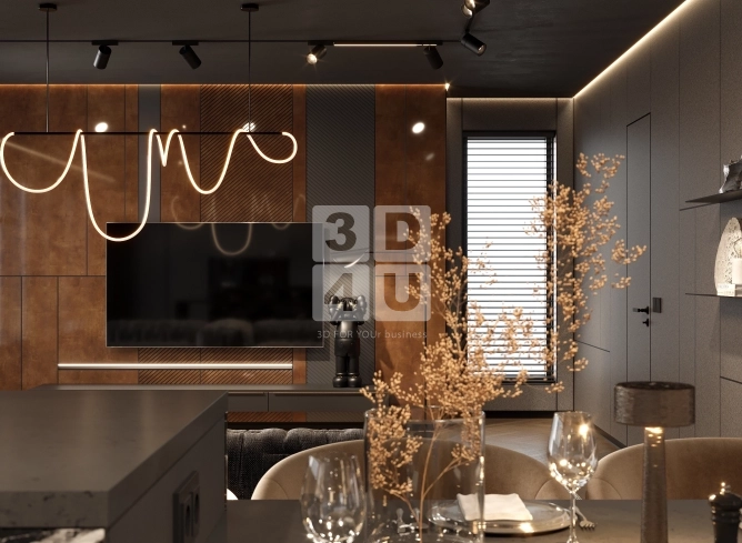 3D-тур по апартаментам с полным оснащением от MGS