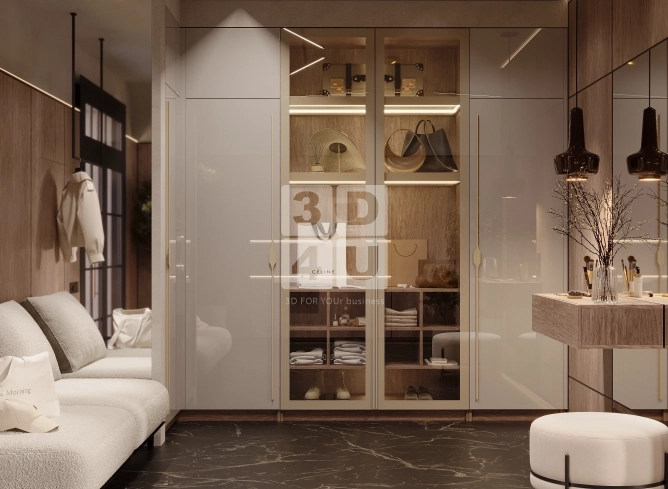 3D-тур по двухэтажным апартаментам с полным оснащением от MGS