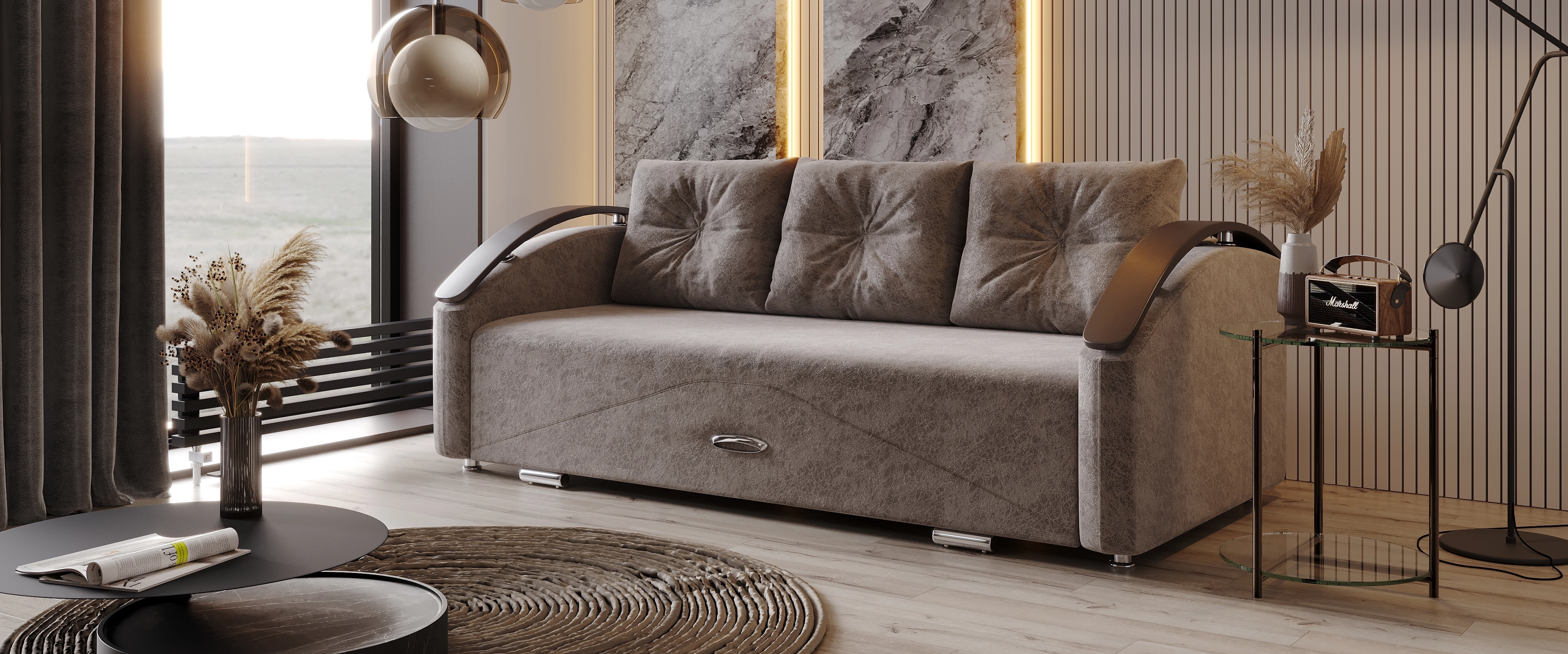 Визуализация дивана «Монако»