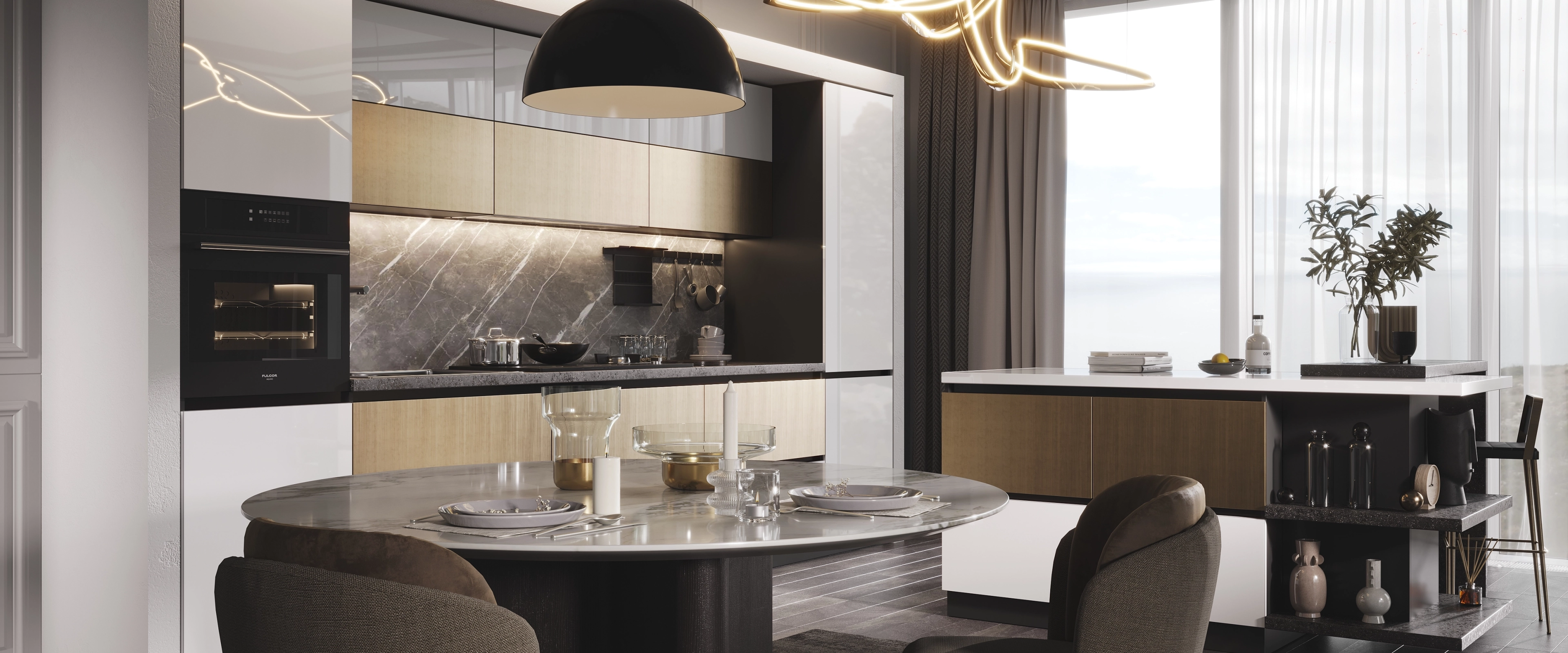 Кухня с островом