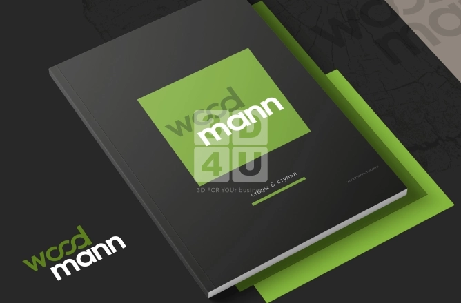 Уникальный дизайн каталога WoodMann