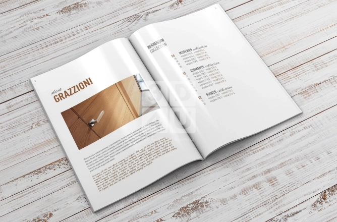 Верстка каталога Grazzioni