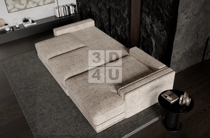 Диван «Престон» с оттоманкой (МК «StopМебель»)