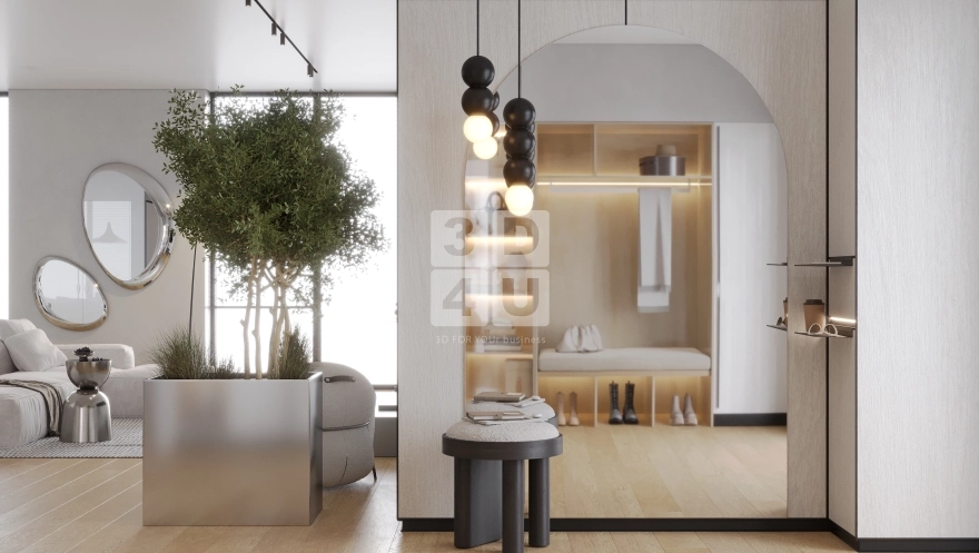 3D-тур по просторной квартире от компании MGS