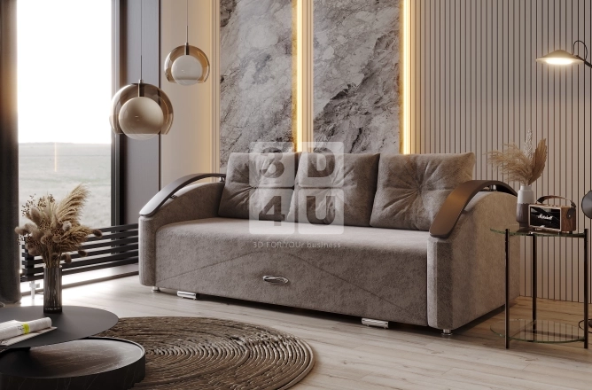 Визуализация дивана «Монако» (Мебельная фабрика «УютноДома»)