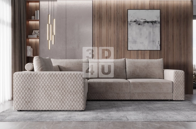 Визуализация дивана «Лиссабон» (МК «StopМебель»)