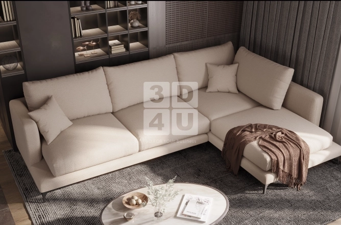 Диван «Карат» в уютной гостиной (МК «StopМебель»)