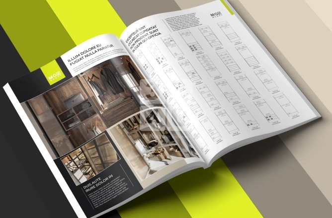 Концептуальный каталог гардеробных «MGS»